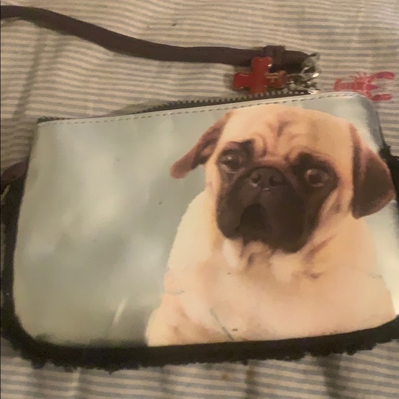 Handbags - Pug wristlet